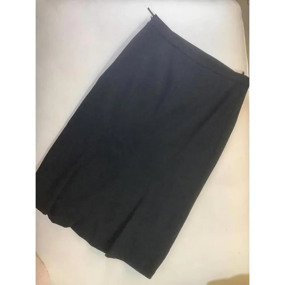 Moschino Black Pencil Straight Skirt Office Classic Italy Dressy 4 Cheap  Chic